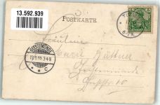 26629 W2962 Timmel 1900 Gebrauchsspuren Dorfstraße Postgebäude