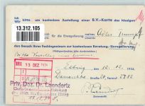 Elbing Elblag 1934 KEINE AK B.V. Karte Besuchsanzeige Benzol-Vertrieb Ostpreußen GmbH