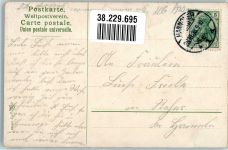 Bömischer Seidenschwanz Erika Nr. 2652 Vogel 1908
