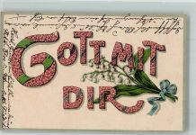 Gott mit Dir Blütenbild 1919