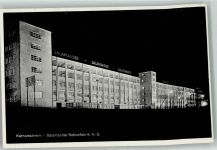 70806 W7014 Kornwestheim Foto AK Salamander-Schuhfabrik AG Nachtaufnahme