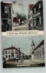 77731 W7608 Willstätt 1913 - Conditorei Kirche Denkmal Schule
