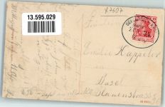 77743 W7607 Altenheim , Baden - Kirche Pfarrhaus Volksschule Gasthaus zur Linde Bahnpost Zug 34