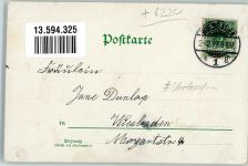 65385 W6220 Niederwald , Jagdschloß 1897 Lithographie Verläufer Druck um 1890 Jagdschloss Nationaldenkmal