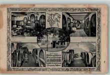 06632 O4805 Freyburg Unstrut Foto AK Gasthaus Altdeutsche Weinstuben Zum Künstlerkeller Weindiele Kl. Weinkeller Faßkeller