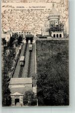Paris Die Montmartre Standseilbahn zur Basilika Sacré-Cœur Zahnradbahn 1904