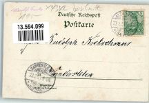 06425 O4342 Alsleben 1901 Lithographie Markt Denkmal Saale