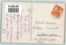 77652 W7600 Offenburg 1918 - Gasthaus Reichspost Billardzimmer Speisesaal