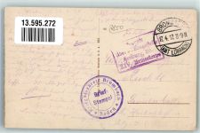79539 W7850 Brombach , Kr Lörrach 1917 - Brombach Stempel Kriegslazarett