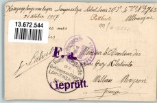 99947 O5820 Bad Langensalza 1917 Foto AK Kriegsgefangenlager Langensalza Baracken Französiche und Russische Gefangene