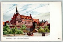 W8500 Nürnberg Germanisches Museum Kley, H. Künstlerkarte
