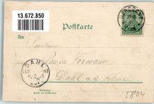 58313 W5804 Herdecke , Ruhr 1901 Lithographie Gasthaus Zillerthal Altdeutscher Konzertsaal Trachtenmädchen Burg Wetter Harkort-Denkmal