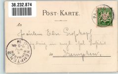 W8000 Pasing Kleines Kind mit zwei Hunden Hutmode Ort lt. Stempel Welpe 1898 Privatfoto AK