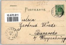 38723 W3370 Rhüden 1900 Lithographie Kaliwerk Direktionsgebäude Bahnhof Kirche