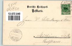 58452 W5810 Herbede 1900 Lithographie Vormholz Gasthaus zur Ruhrtalhöhe Ruine Hardenstein Aussichtsturm