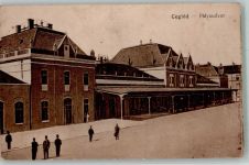 Cegled Czegled 1917 Foto AK Bahnhof