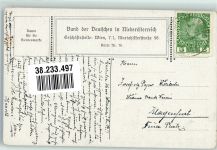 sign. Dutz Mittelalterliches Liebespaar in Winterlandschaft Bund der Deutschen in Niederösterreich Nr. 76 Schulvereinähnliche Künstlerkarte