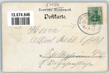 77830 W7582 Oberbühlertal 1913 Lithographie Gertelbachfälle Gasthaus zum Badischen Hof Bahnpost Bühl-Bühlertal Zug 5