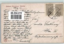 sign. Baumgartner Freche Jungs melken eine Ziege Galerie Münchner Meister Nr. 376 Ziege 1923 Künstlerkarte
