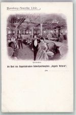 Hamburg-Amerika Linie Speisesalon Dampfer Auguste Victoria / Dampfer Viktoria 1900