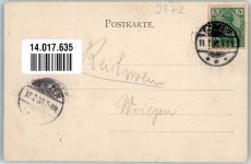 26757 W2972 Borkum 1900 - Inseldorf mit altem und neuem Leuchtturm