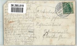 08115 O9514 Lichtentanne , Sachs 1911 Gebrauchsspuren Eckschaden