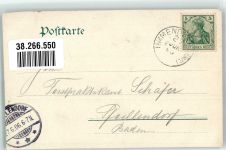 88400 W7950 Biberach an der Riß 1906 Lithographie Bad Jordan