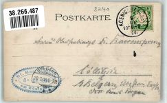 Watzmann 1904 Foto AK Mittelspitze Kreuz Gipfel Mann