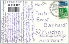 88353 W7964 Kißlegg - Wolfegg`sches Schloss Wurzach`sches Schloss Schulhaus
