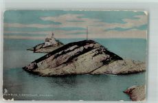 Swansea 1905 Foto AK Leuchtturm Mumbles