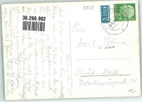 87642 W8959 Buching Foto AK Gasthof Metzgerei zur Post