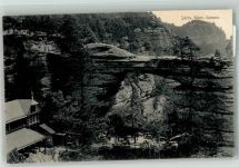 Hrensko Herrnskretschen Foto AK Gasthaus Prebischtor