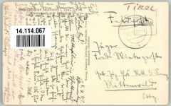 6677 Schattwald 1941 Winter Feldpost WK II