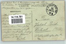 54000 Nancy 1915 Foto AK Denkmal Le Souvenir Feldpost WK I 14. Inf.Div.