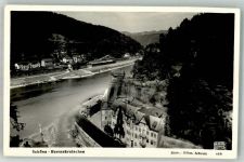 Hrensko Herrnskretschen Foto AK Schöna Sächs-Böhm. Schweiz