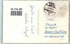 6152 Trins 1956 Foto AK Kirche