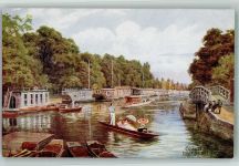 Oxford Lithographie / Künstlerkarte