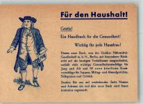 W1000 Berlin Mitte Für den Haushalt Gratis Handbuch für die Gesundheit v.d. Quäker Nährmittel Gesellschaft Werbung Druckerzeugnis 1931
