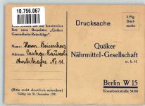 W1000 Berlin Mitte Für den Haushalt Gratis Handbuch für die Gesundheit v.d. Quäker Nährmittel Gesellschaft Werbung Druckerzeugnis 1931