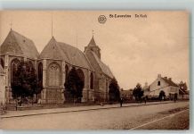 Eeklo Foto AK Kirche Sint-Laureins