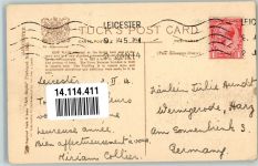 Leicester 1914 Foto AK New Walk