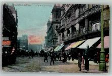 Liverpool 1910 Foto AK Uniform Polizist Church Street