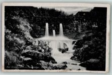 Bad Schwarzbach Czerniawa Zdroj 1940 Foto AK Schwarzbachtal Geröllsperre