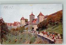 W8803 Rothenburg ob der Tauber Kobolzeller Tor u. Steg Novitas No. 1009 Farben Fotos