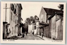40500 Saint-Sever Foto AK Straße Lamarue