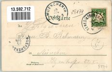 83671 W8174 Benediktbeuern Lithographie Benediktenwand-Gipfel Benediktenwand-Kirchstein Verlag Ottmar Zieher-München