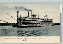 Ausflugsdampfer auf dem Mississippi Dampfer