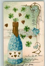 Jugendstil Klee Sekt 1907