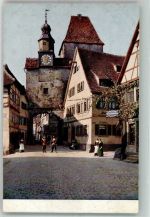 W8803 Rothenburg ob der Tauber Roederbogen u. Markusturm Novitas 542/16 Farben Fotos