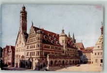 W8803 Rothenburg ob der Tauber Die 2 Rahäuser am Marktplatz Novitas No. 1008 Farben Fotos